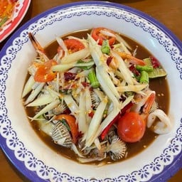 ตำหลายใจ (เลือกทะเลได้ 3 อย่าง ไม่รวมแซลม่อน)