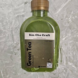 ชาเขียวคราฟท์ ชาเขียวนม ไม่มีกลิ่นมะลิ สูตรร้านผสม