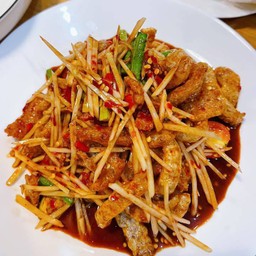 ตำแคปหมู