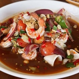 ยำกุ้งสุก