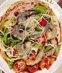 ตำซั่วกุ้งสด