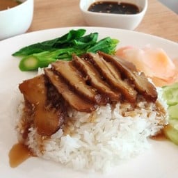 ข้าวหน้าเป็ด มังสวิรัติ