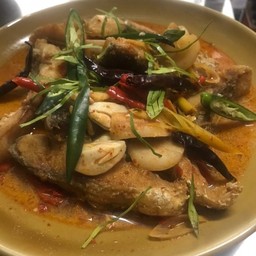 ต้มแห้งปลากะพง