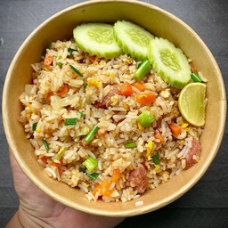 ข้าวผัดไข่+กุนเชียง