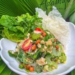 13-29 ยำวุ้นเส้นสาหร่ายญี่ปุ่น