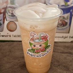 คาปูชิโน่มะพร้าวนมสดเย็น ขนาด 22 ออนซ์