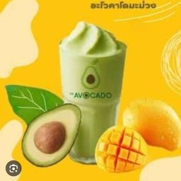อะโวคาโด+มะม่วงนมสดปั่น