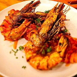 Tiger Prawns Capper Sauce