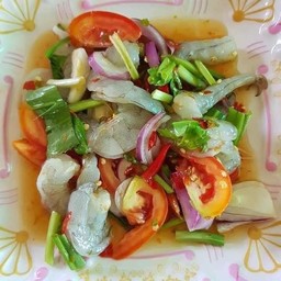 ยำกุ้งสด