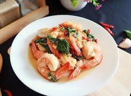 กระเพรากุ้ง (เป็นกับ)