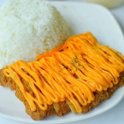 ข้าวหน้าไก่ซอสเกาหลี