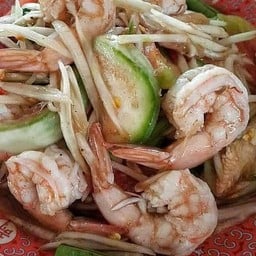 ตำปลาร้ากุ้งสุก