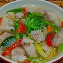 ต้มแซ่บกระดูกอ่อน(เอ็นแก้วหมู)