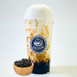 นมสดบราวน์ชูการ์ - Brown Sugar Fresh Milk with Boba