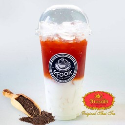 ชาไทยลาเต้ - Iced Thai Tea Latte