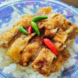 หมูทอดกลางดง