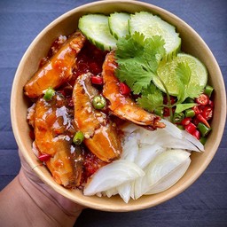 ข้าวยำปลากระป๋อง