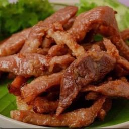 หมูทอดแดดเดียว