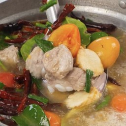 ต้มแซ่บกระดูกอ่อนหมู
