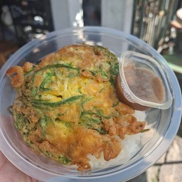 ข้าวน้ำพริก+ไข่ชะอม