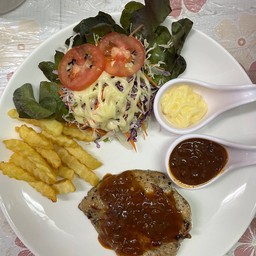 หมูนุ่มพริกไทยดำ บาบีคิว