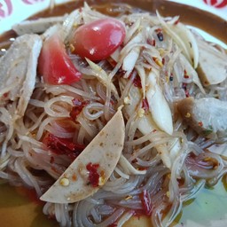 ตำเส้นเล็กหมูยอ