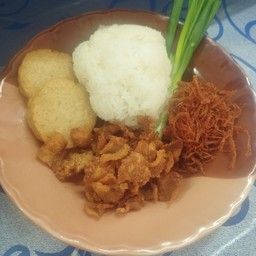 ข้าวเหนียวหน้าหมูฝอย+สามชั้นกรอบ+หมูยอ