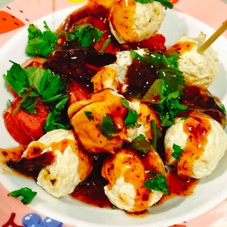 ย่างลูกชิ้นหมู