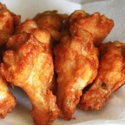 ข้าวหน้าน่องไก่ทอด +น้ำจิ้มแจ่ว