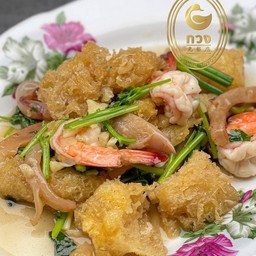 กระเพาะปลาผัดน้ำ