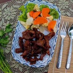 ลิ้นวัวทอด