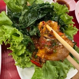 เนื้อปลาเก๋าราดพริก