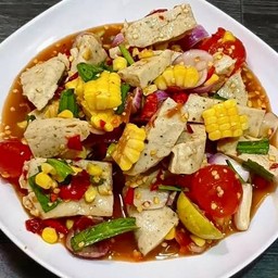 ตำข้าวโพดหมูยอ