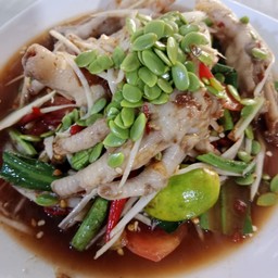 ตำตีนไก่
