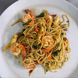 สปาเกตตี้ขี้เมากุ้ง