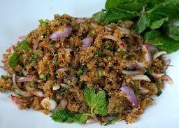 ลาบปลาดุกฟู