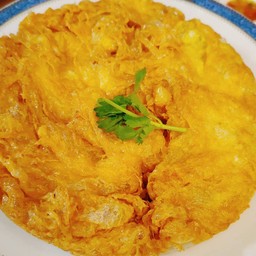 ไข่เจียวกุ้งสับ (กับข้าว)