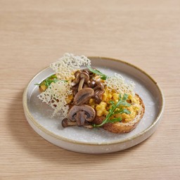 Truffle Scramblend Egg On Toast