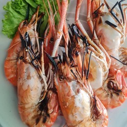 กุ้งเผา   6 ตัว โล