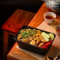 ข้าวผัดกากหมู