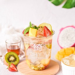 (เลือก Topping 2 อย่าง) เจลลี่ ไต้หวัน ต้นตำหรับ Size 16 oz.