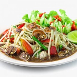 ตำหอยแครง