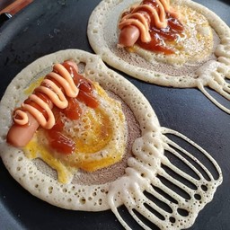 ไส้กรอก+ไข่ไก่