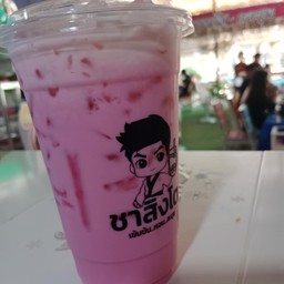 นมชมพูใส่ถุง