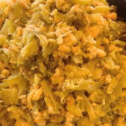 ผักกาดดองผัดไข่