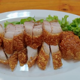 หมูกรอบ จานใหญ่