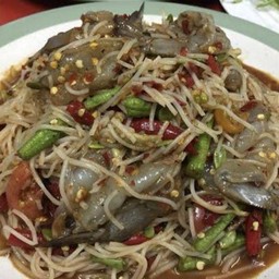 ตำซั่วกุ้งสด