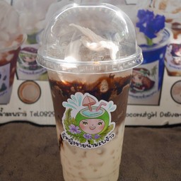 โกโก้มะพร้าวนมสดเย็น  ขนาด 22 ออนซ์