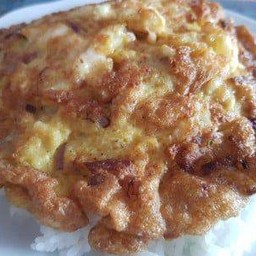 ข้าวไข่เจียวหมูสับ (หมูเน้นๆ)