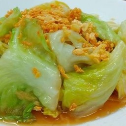 กระหล่ำผัดน้ำปลา (กับข้าว)